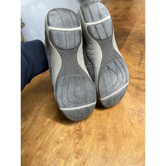 Dansko Women’s 7 Holland Taupe Tan Suede Leather Low Bungee Comfort  Shoes - Picture 5 of 6